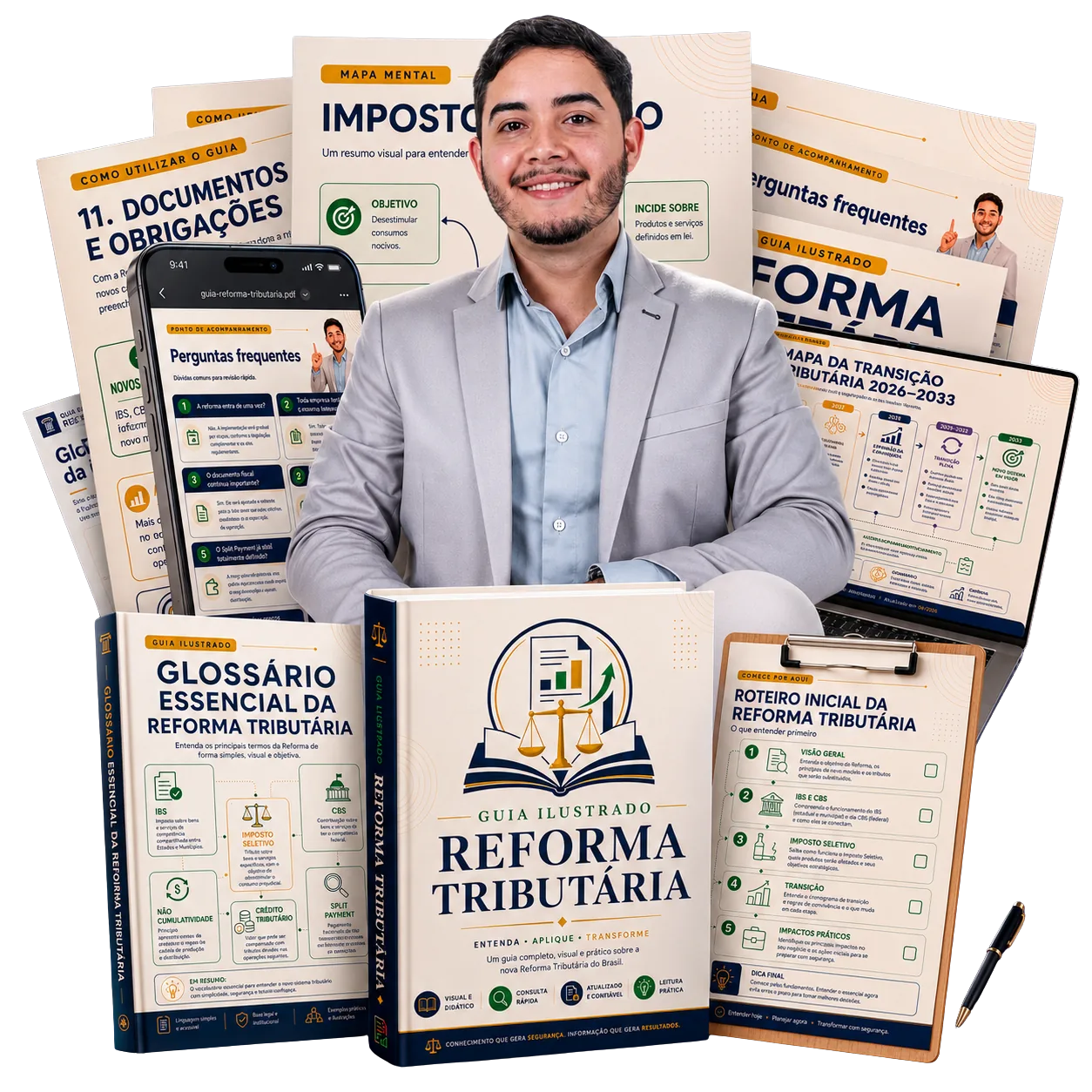 Plano Completo — Guia Ilustrado da Reforma Tributária